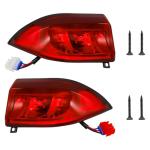 Panglong Club Car LED Taillight kit Replacements, Rear Light 12V 3 Wires for Precedent 2004-up&Tempo 2018-up Golf Carts #102529001 102528901