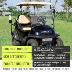 Panglong Club Car LED Taillight kit Replacements, Rear Light 12V 3 Wires for Precedent 2004-up&Tempo 2018-up Golf Carts #102529001 102528901