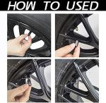 JUSTTOP Car Tire Valve Stem Caps, 12pcs Air Caps Cover, Universal for Cars, SUVs, Bike, Trucks and Motorcycles-Grey