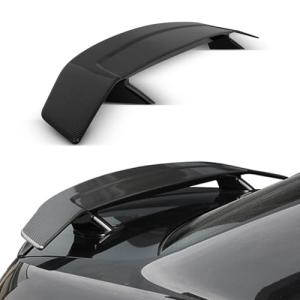 SCITOO Spoiler Wing GT Style Universal 52" ABS Glossy Carbon Look Rear Trunk Spoiler Wing