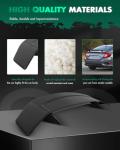 SCITOO Spoiler Wing GT Style Universal 52" ABS Glossy Carbon Look Rear Trunk Spoiler Wing