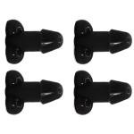 4 Pcs 1.6 inch Black Prank Tire Valve Stem Caps Tire Air Caps Universal for Cars Trucks Motorcycles SUV