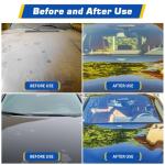 Sopami Car Coating Spray, 17.6 oz Quick Effect Coating Agent, Oil Film Emulsion Glass Cleaner, Polish Spray Waterless Wash Wax, Spray Wax Polish for Car Scratches(1PC+Sponge+Cloth)