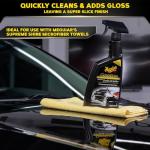 Meguiar's Gold Class High Gloss Premium Quik Detailer, High Lubricity Automotive Quick Detailer Spray that Preserves Wax and Leaves a Deep Dark Shine, 24 Oz Spray Bottle