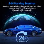 Dash Cam Front and Rear, 2.5K /1080P QHD Dual Dash Camera for Cars, Super Night Vision Dashcam, Loop Recording, 3.39” IPS, 64GB Card Included, 160° Wide Angle, Parking Mode