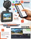 ROVE R2-4K PRO Dash Cam, Built-in GPS, 5G WiFi Dash Camera for Cars, 2160P UHD 30fps Dashcam with APP, 2.4" IPS Screen, Night Vision, WDR, 150° Wide Angle, 24-Hr Parking Mode, Supports 512GB Max