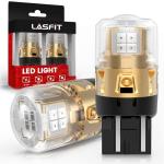 LASFIT L2 7440 7443 LED Bulbs Red Brake Light Bulb Tail Lights, Super Bright T20 7441 7444 W21W LED Bulb Replacement for Taillights Stop Lights, 2pcs