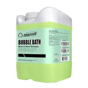 Nanoskin BUBBLE BATH Foaming Car Wash Shampoo 5 Gallons - Works with Foam Cannon, Foam Gun, Bucket Washes, Car Soap for Pressure Washer | For Car, Truck, Motorcycle, RV & More | Green Apple Scented
