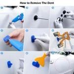 Car Dent Puller Kits,137pc Paintless Dent Removal Tools,Car Dent Repair Kit with Slide Hammer 2 in 1 T-Bar, Adjustable Dent Lifter,Bridge Puller for Auto Body SUV Dings Hail Damage DIY Remover