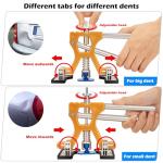 Car Dent Puller Kits,137pc Paintless Dent Removal Tools,Car Dent Repair Kit with Slide Hammer 2 in 1 T-Bar, Adjustable Dent Lifter,Bridge Puller for Auto Body SUV Dings Hail Damage DIY Remover