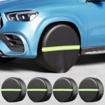 Tire Covers 4 Pack, Universal Fits 24-26 inch RV Tire Covers Set for RV, Trailer, SUV, Truck, Camper, Jeep Waterproof Anti-UV Tough Wheel Protector