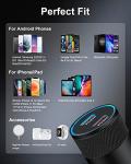 USB C Car Charger, 60W Cigarette Lighter Flush Adapter, Type C Fast Charging Car Plug Block for iPhone 17 16 15 14 13 Pro Max, Galaxy S25 S24 S23 Ultra, Pixel 10 9 8 7 6 Pro, Automobile USB PD Port