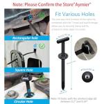 ILKCC Nylon Universal Cable Tie Buckles, Upgraded Automotive Zipper Clips, 30PCS Self-Locking T Rivet Zip Ties for Car Repairs, Garden, Workshop & Goods Shelves