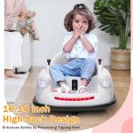 Bumper Cars for Toddlers, Electric Kids Ride On Bumper Car Gift, 12V Battery Car for Kids Remote, 360 Degree Spin, Music and Remote