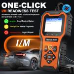 Vehpow OBD2 Scanner, Professional Code Reader for Check Engine Light/Oil Light Reset, Enhanced OBDII Scan Tool, Fast and Accurate Fault Diagnostic Scan Tool for Car 1996+, 2.8'' Color Screen (Orange)