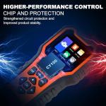 Vehpow OBD2 Scanner, Professional Code Reader for Check Engine Light/Oil Light Reset, Enhanced OBDII Scan Tool, Fast and Accurate Fault Diagnostic Scan Tool for Car 1996+, 2.8'' Color Screen (Orange)