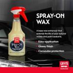 Griot’s Garage Spray-On Wax for Car Detailing, Auto Paint Protection and Enhancement, Carnauba Gloss for Trucks, SUVS, RVs, and More, 10962, 22oz