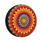 Mandala Spare Tire Cover Weatherproof Universal Wheel Protectors Wheel Covers for RV Camper Travel Trailer SUV Truck 15 Inch