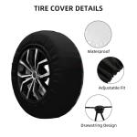 Mandala Spare Tire Cover Weatherproof Universal Wheel Protectors Wheel Covers for RV Camper Travel Trailer SUV Truck 15 Inch