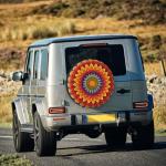 Mandala Spare Tire Cover Weatherproof Universal Wheel Protectors Wheel Covers for RV Camper Travel Trailer SUV Truck 15 Inch