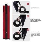 Rosefray Seasonal Tire Totes, Spare Tire Cover, Portable Winter Wheel, Handle for Easy Transportation, Fits Tires Tire Diameters 21” to 31.5”, Set of 4 Bags Red