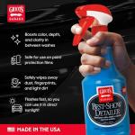 Griot's Garage Best of Show Detailer for Car Detailing, Wipes Away Dust, Fingerprints, and Light Dirt, Improves Paint Gloss and Color Between Washes, 10980, 22oz