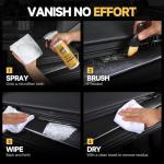 Car Interior Cleaner,Foam/Mist Switch, Auto Interior Detailer, Car Upholstery Cleaner & Protectant for Automotive Dashboards, Leather, Plastic Parts, Glass and Rubber (16oz)