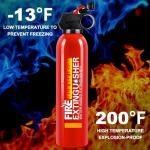 Fire Extinguisher for Home - 6pack Car Fire Extinguisher with Wall Mount, Small A B C K Fire Extinguisher, Water-Based Fire Extinguishers for Car/House/Kitchen/Truck/Marine/Boat/Vehicle/utv/rv