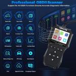 VEHLIVE OBD2 Scanner Diagnostic Tool, Check Engine Light Car Code Reader with Reset, Battery Tester, Live Data, Freeze Frame, I/M Readiness, Car Scanner Diagnostic Tool for All OBDII Car After 1996