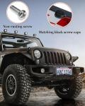 BGGTMO Mountain License Plate Frames- Gray on Black Mountain Raised, Plastic Car Tag Holder Bracket with Screws Caps, 2 Packs 2 Hole with Mountain Vinyl Sticker