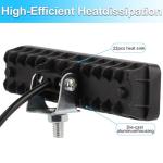 2PCS 5.7-Inch Slim LED Driving Lights