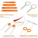 25PC Car Tool Kit with Air Pump & Hook
