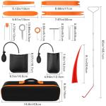25PC Car Tool Kit with Air Pump & Hook