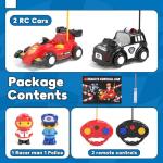 2 Pack Remote Control Bumper Cars for Kids