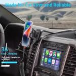 2-Pack USB C Coiled Car Charger Cables