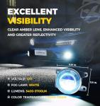 Bright White LED Fog Lights for Honda Models
