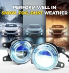 Bright White LED Fog Lights for Honda Models