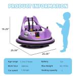 OKYBABY Kids' 12V Remote Control Bumper Car