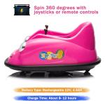Electric Bumper Car for Kids – 12V Remote Spin
