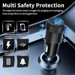 Dual Port 48W Fast USB-C Car Charger