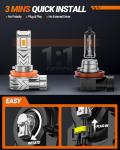 SEALIGHT Yellow LED Fog Light Bulbs - Pack of 2
