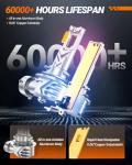 SEALIGHT Yellow LED Fog Light Bulbs - Pack of 2