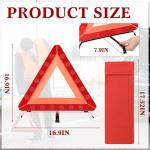 Kanayu Foldable Roadside Emergency Reflective Triangles