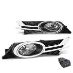 DNA MOTORING FL-ZTL-184-CH Fog Light With Switch Driver & Passenger Side Enhance visibility [Compatible with 14-16 Honda Odyssey]