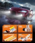 SEALIGHT H11 LED Fog Light Bulbs, 14000LM Strong Penetration H8/H16/H11 LED Fog Lights Upgrade, 1:1 Size 6500K Cool White Fog Lights for Trucks Cars, Pack of 2
