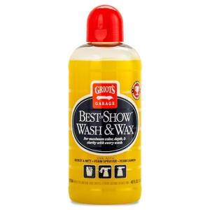 Griot's Garage Best of Show Wash and Wax for Car Detailing and Cleaning, Carnauba-Packed Coating, High Gloss Shine and Protection for Auto Paint, 10974, 16oz