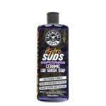 Chemical Guys HydroSuds Ceramic SiO2 Shine High Foaming Car Wash Soap (Works with Foam Cannons, Foam Guns or Bucket Washes) for Cars, Trucks, Motorcycles, RVs & More, 32 fl oz, Berry Scent - CWS21232