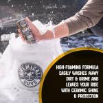 Chemical Guys HydroSuds Ceramic SiO2 Shine High Foaming Car Wash Soap (Works with Foam Cannons, Foam Guns or Bucket Washes) for Cars, Trucks, Motorcycles, RVs & More, 32 fl oz, Berry Scent - CWS21232