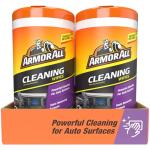 Armor All Car Cleaning Wipes , Wipes for Car Interior and Car Exterior, 50 Wipes Each