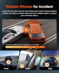 Vantrue N4S 3 Channel Front Inside Rear Dash Cam, 2.7K+1440P+1440P WiFi Dash Camera w/PlatePix™, STARVIS 2 x HDR x IR Night Vision, Voice Control, GPS, 24/7 Parking Mode, LTE Support, Support 1TB Max